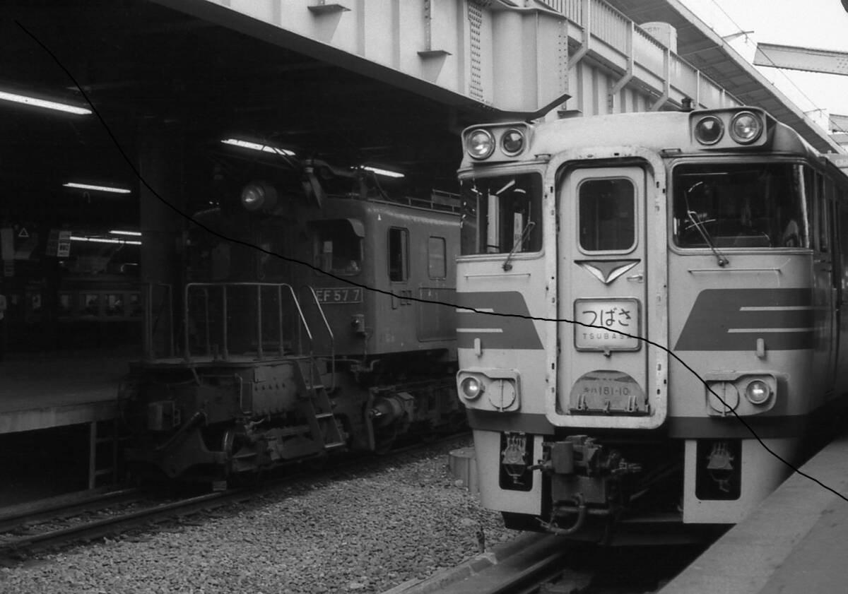 国鉄時代　キハ181 特急 つばさ 上野駅　カラー3枚 白黒36枚 計39枚　CD-Rにて　パソコン鑑賞用。_画像9