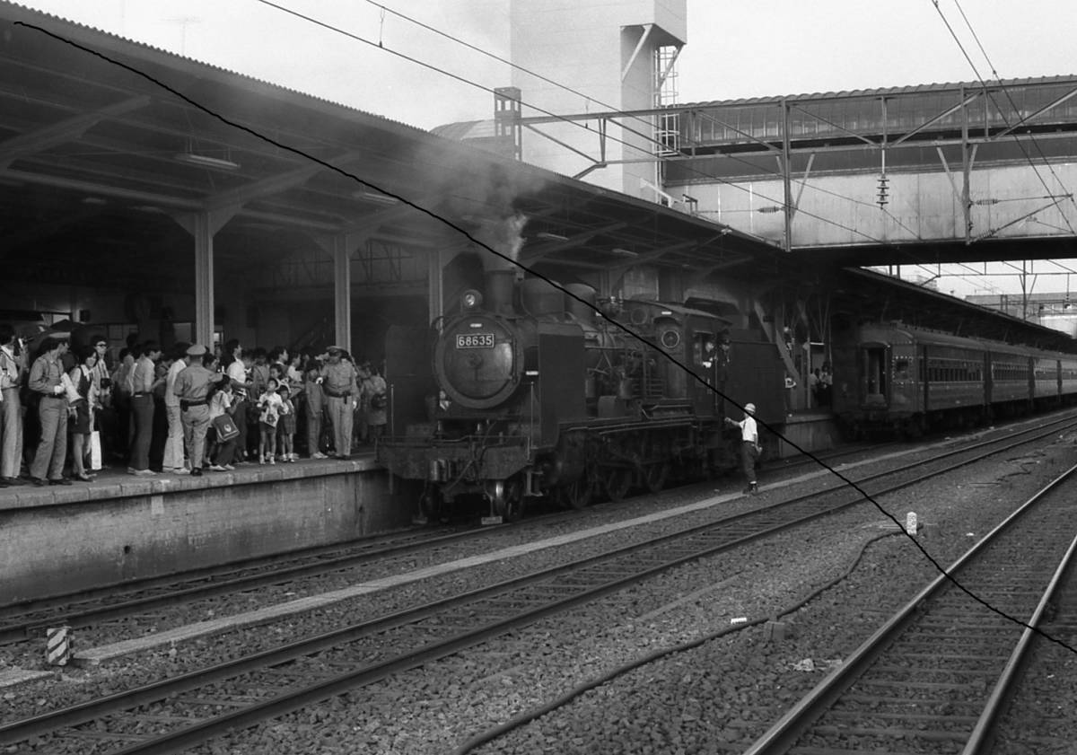 蒸気機関車 SL 8620型 68635号 鉄道100年記念列車 水郡線 奥久慈号 水戸駅スナップ 25枚 CD-Rで パソコン鑑賞用の画像1