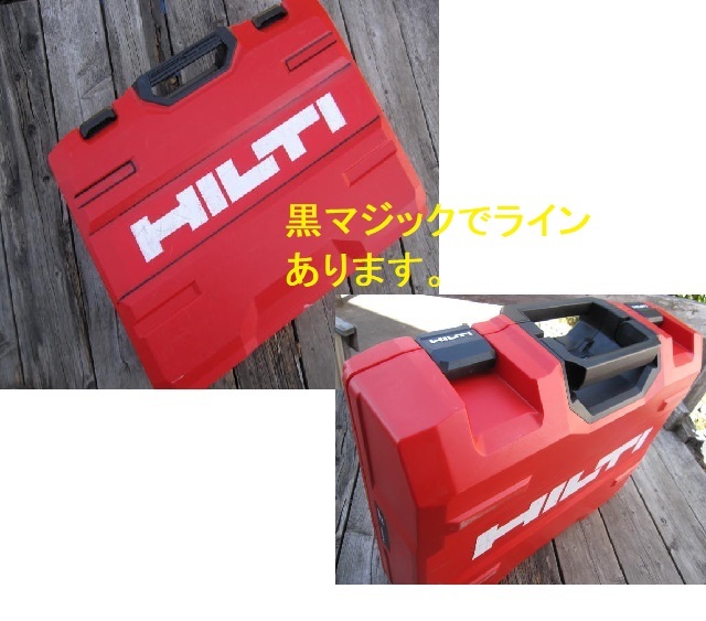 ☆使ってください。HILTI ヒルティ 充電式鋲打機 BX-3-ME 充電器 バテッリー付属 中古☆の画像8