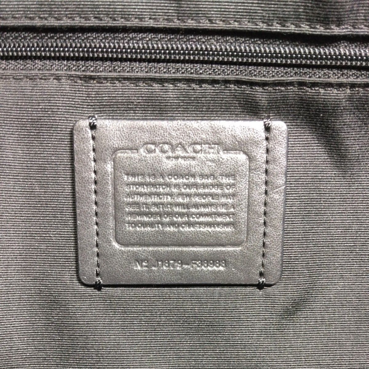 COACH コーチ PVCレザー トートバッグ F38988