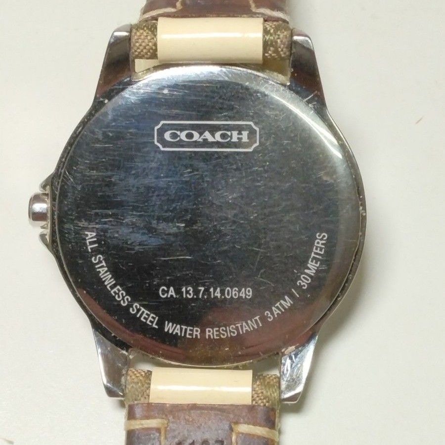 COACH コーチ ニュークラシック シグネチャー 14501619 レディース腕時計  CA.13.7.14.0649