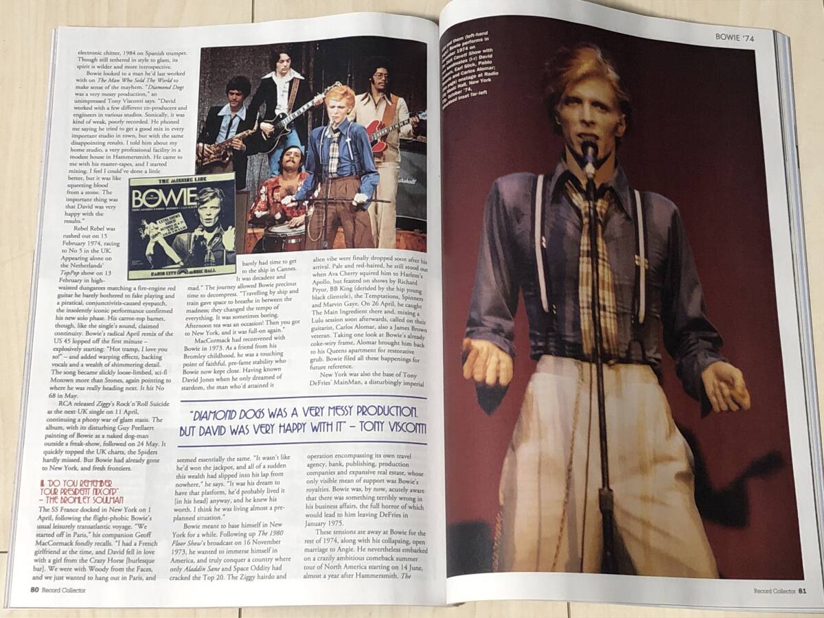 洋雑誌「Record Collector」2024年2月号 No.554 ☆ David Bowie デヴィッド・ボウイ特集、Geddy Lee_画像5