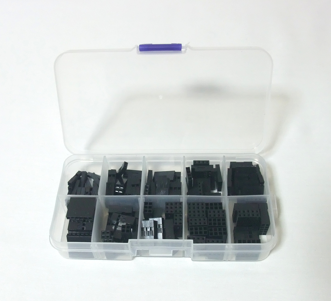 QI connector for housing 10 kind total 115 piece set (2.54mm pitch,2250 connector, new goods )