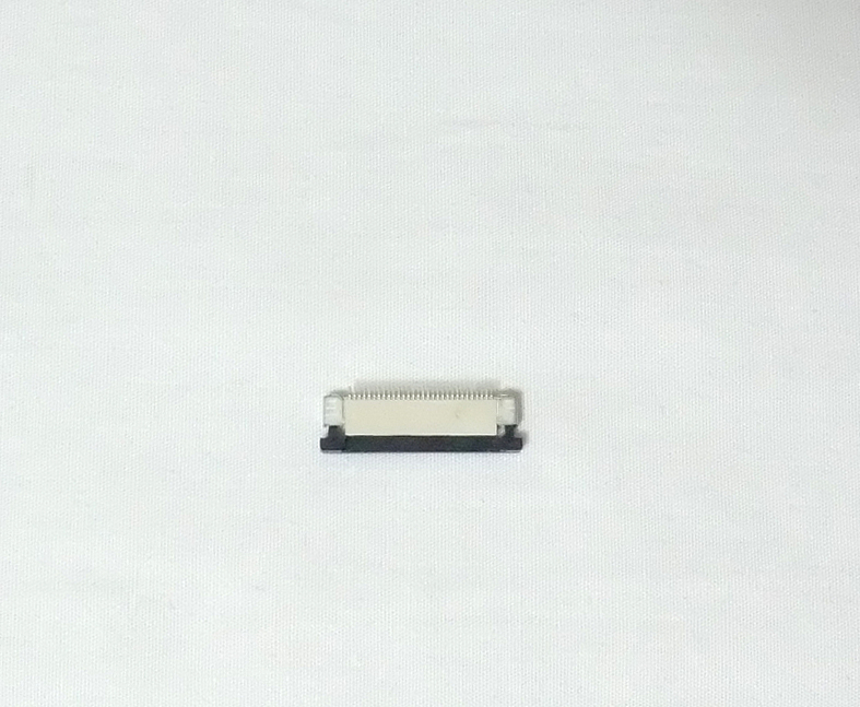 フレキシブルフラットケーブル基板取付用コネクタ0.5mmピッチ30ピン2個セット（スライドロック式、下接点、FFC、FPC、新品）_画像2