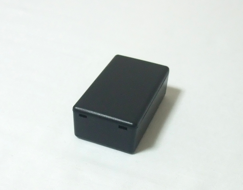 プラスチックケース黒色 41mm×71mm×24mm（樹脂ボックス、電子工作、新品）の画像1