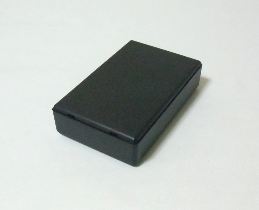 プラスチックケース黒色 59mm×92mm×23mm（樹脂ボックス、電子工作、新品） _画像1