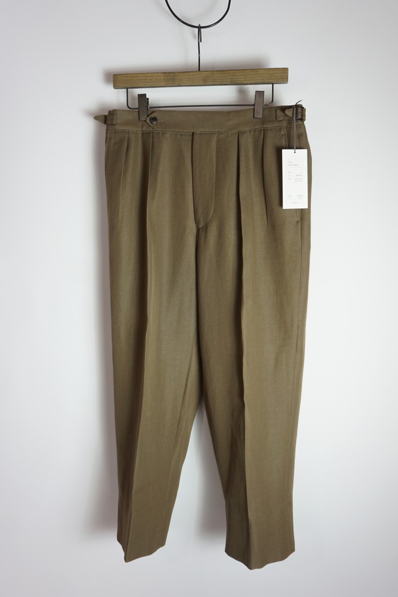 新品 正規 24SS HEUGN ユーゲン Aaron TAPPERD 2P WOOL LINEN 新品 正規 24SS HEUGN ユーゲン Aaron TAPPERD 2P WOOL LINEN