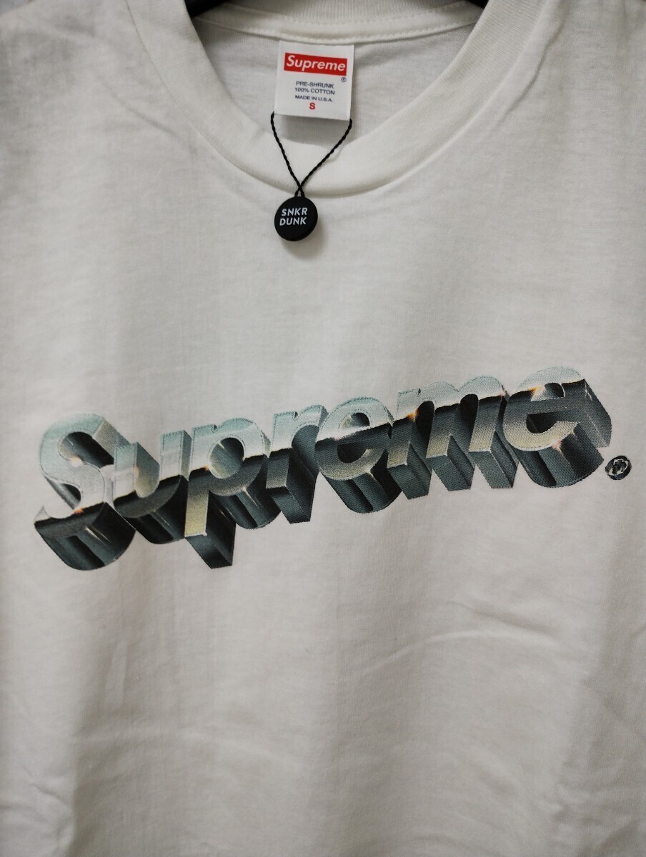 Supereme Chrome Logo Tee White【新品未使用品】Sサイズ_画像2