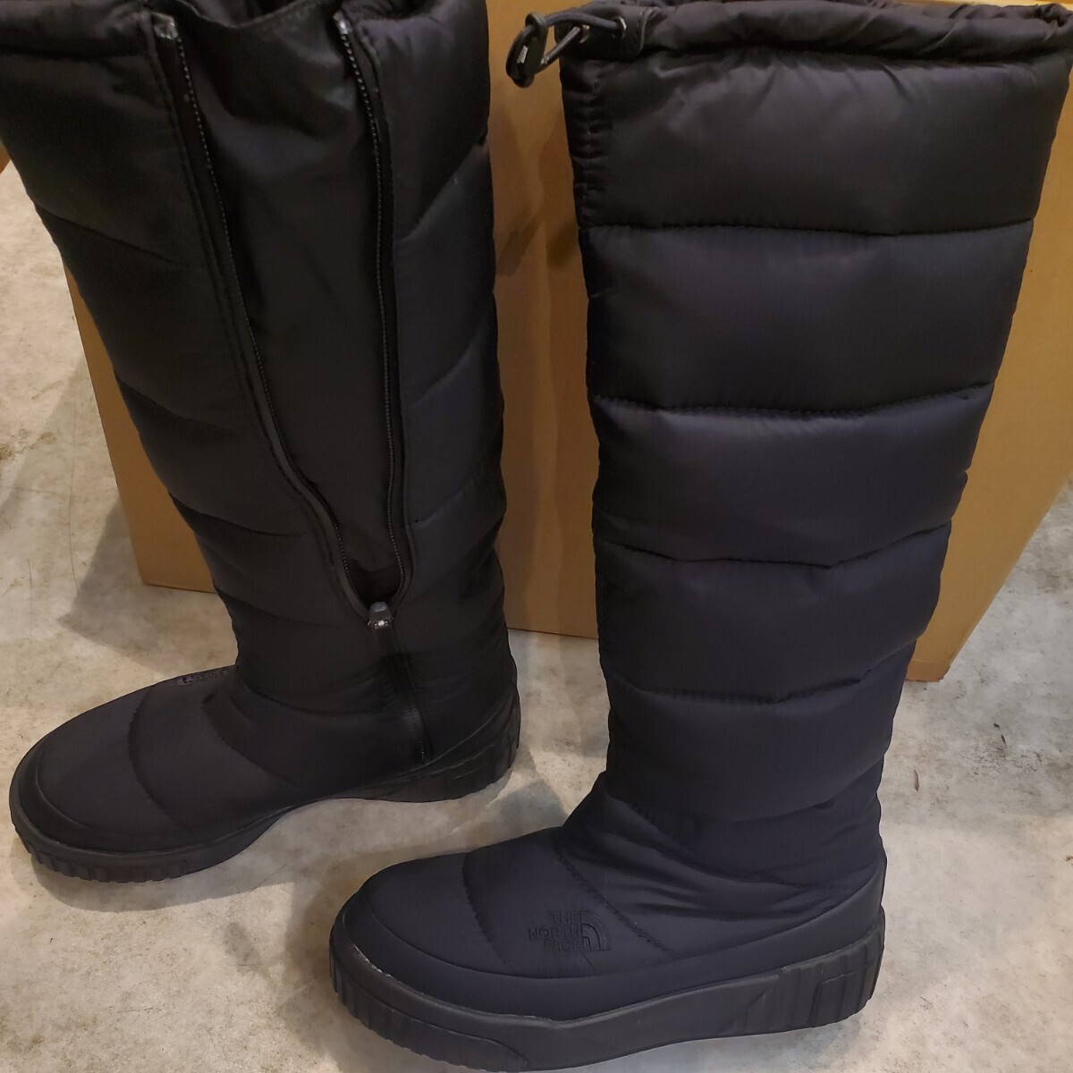 THE NORTH FACE スノーブーツ ロングブーツ ブラック 黒 ブーツ　24_画像1