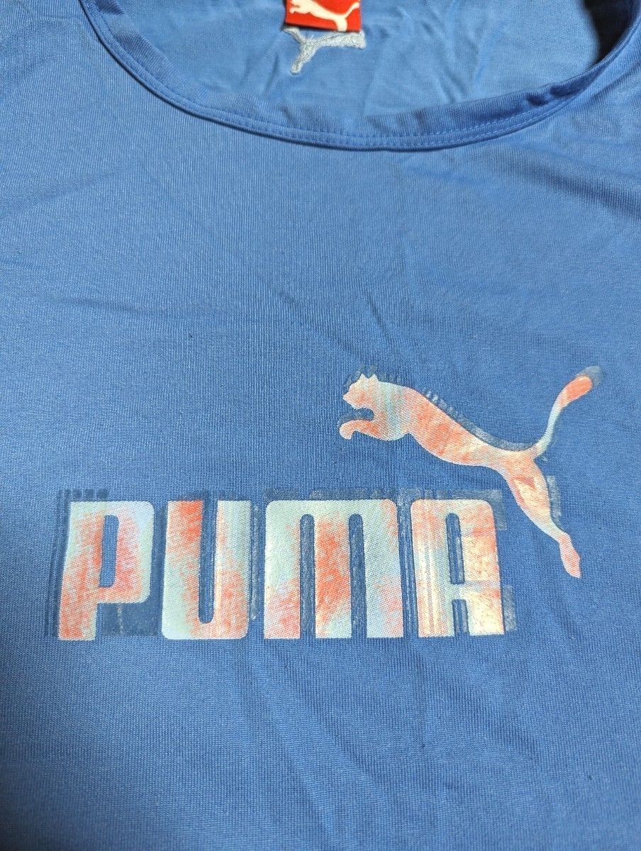 PUMA　レディース　スポーツ Tシャツ 半袖　Oサイズ 速乾ドライ