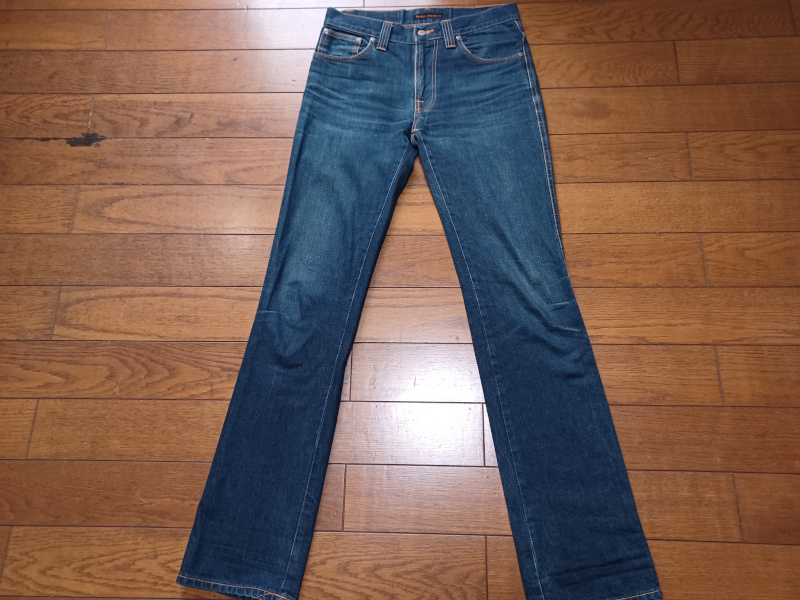 Nudie Jeans w30(平置き38.5cm) Low SLIM JIM　送230円可能　イタリア製　綿100%_画像6