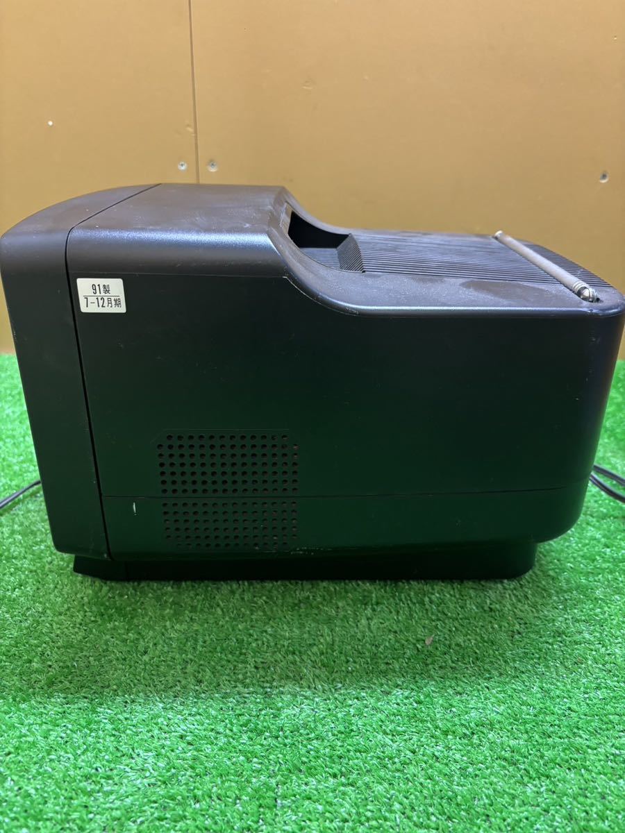 中古】トリニトロンカラーテレビ SONYソニー KV-9AD1 TRINITRON COLOR TV 1989年製 ブラウン管 レトロ アンティーク 昭和レトロ ブラウン管_画像4