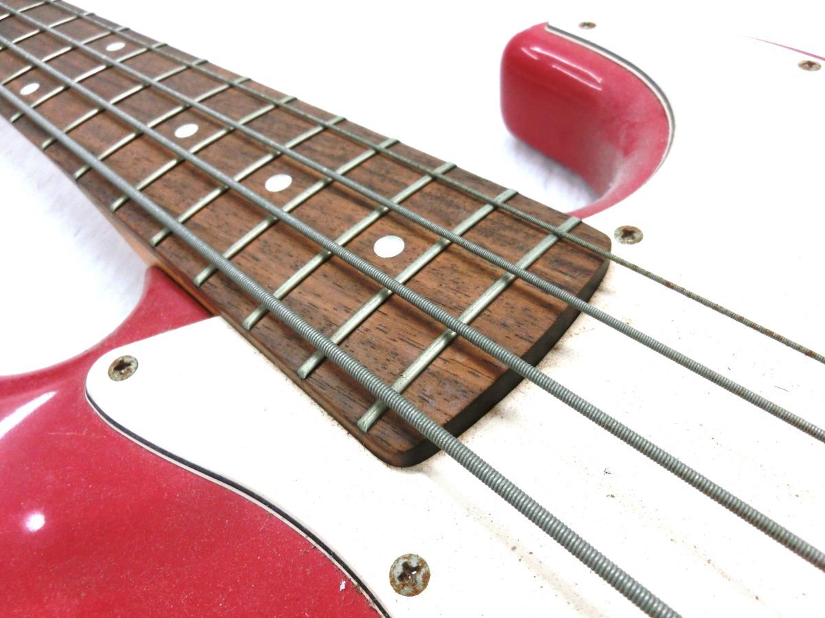 1000円スタート エレキベース Squier JAZZ BASS スクワイア― 部品取り用 パーツ欠品有 Fender ベース 4弦 弦楽器 3 XX8069★_画像8