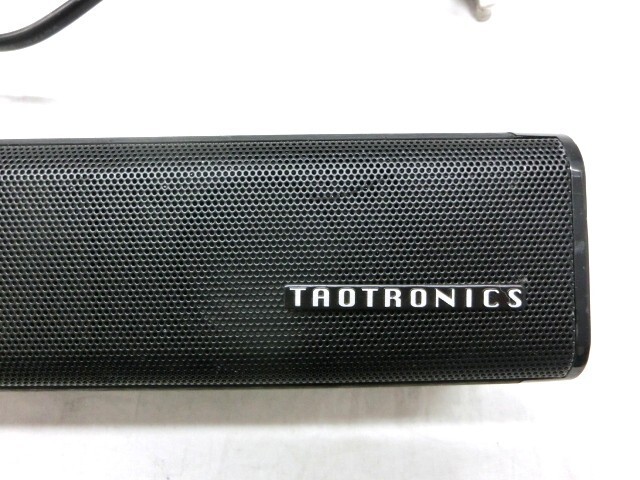 1000円スタート スピーカー TAOTRONICS TT-SK023 サウンドバー Bluetooth オーディオ機器 通電動作確認済み 2 WW4024_画像2