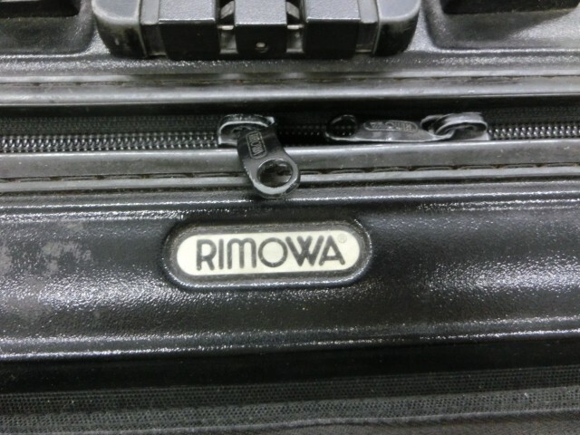 1000円スタート キャリーバッグ RIMOWA リモワ ２輪 スーツケース キャリーケース 黒 ブラック 旅行 トラベル用品 2 WW4016_画像8