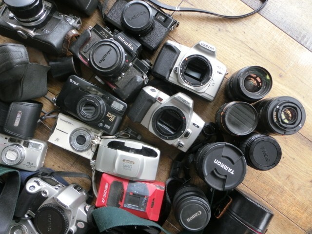 1000円スタート カメラ フィルムカメラ ビデオカメラ レンズ 等 約110点まとめ Nikon/FUJIFILM/KONICA/Canon等 動作未確認 [1/2]VV4004_画像5
