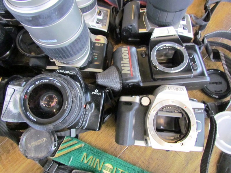 1000円スタート カメラ レンズ 約115点まとめ 大量 Nikon/Canon/MINOLTA/PENTAX MF/AF/レンジF/デジカメ/ビデオカメラ 他 [1] W9001_画像6