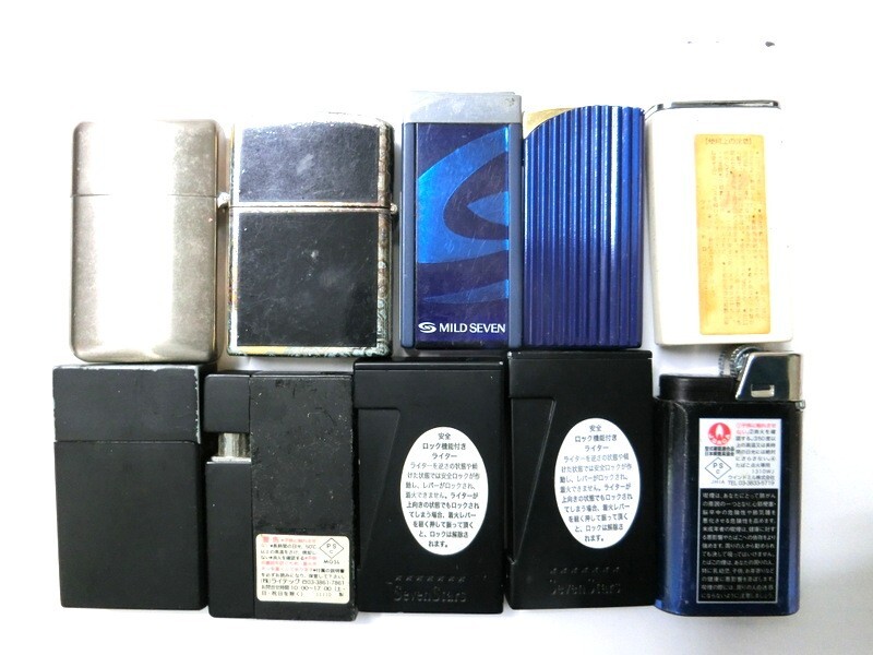 1000円スタート ライター大量まとめ 約108点 GIVENCHY/RONSON/YSL/ZIPPO/ZIPPO風/Marlboro/Seven Stars/PARLAMENT他 [2] WW76_画像9