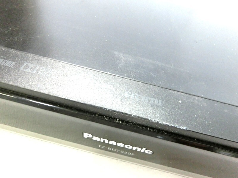 1000円スタート HDD/BDレコーダー Panasonic TZ-BDT920F 本体のみ 製造年記載無 通電動作未確認 パナソニック 映像機器 2 WW56_画像6