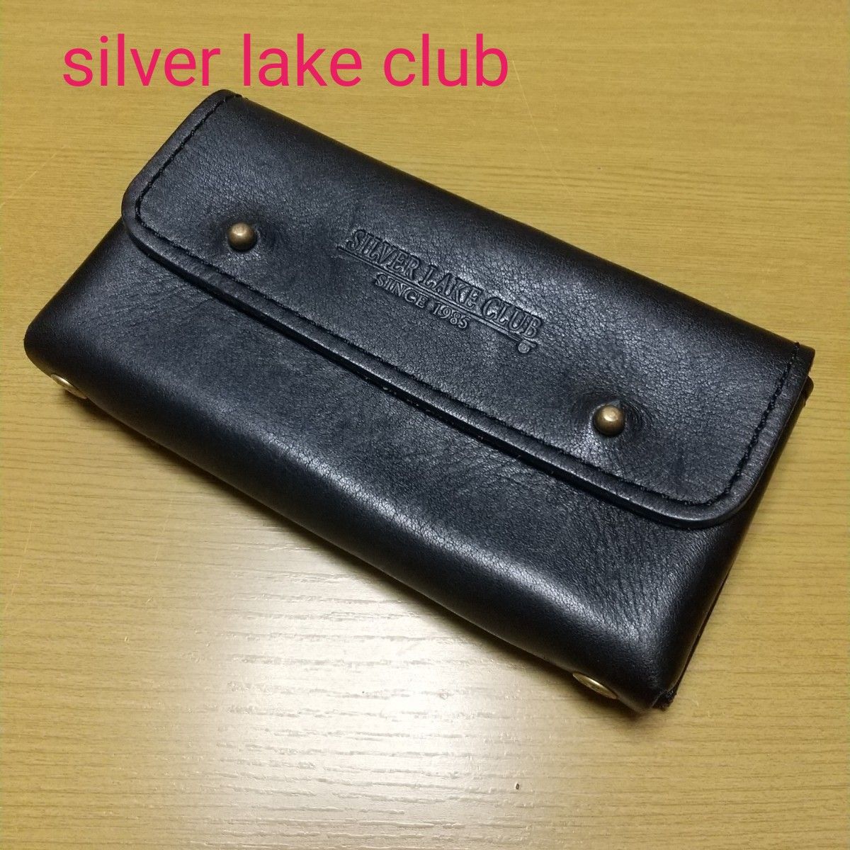 silver lake club シルバーレーククラブ ウエストポーチ 上質レザー ブラック 本革