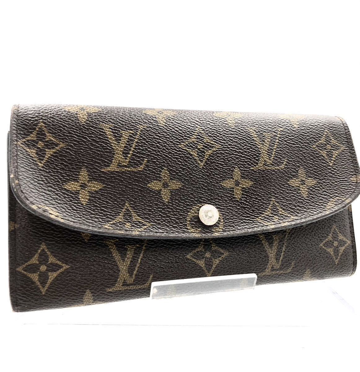 ■希少■LOUIS VUITTON ルイヴィトン モノグラム　ポルトフォイユ　エミリー　ローズバレリーヌ　長財布　PVC×レザー　スペイン製　刻印有