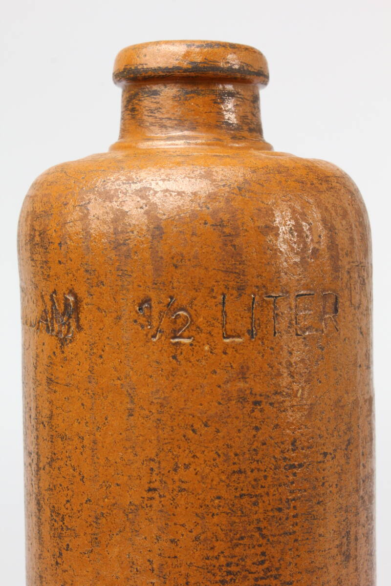 388　オランダ　舶来品　ジン酒瓶　陶器製瓶　珍品_画像5