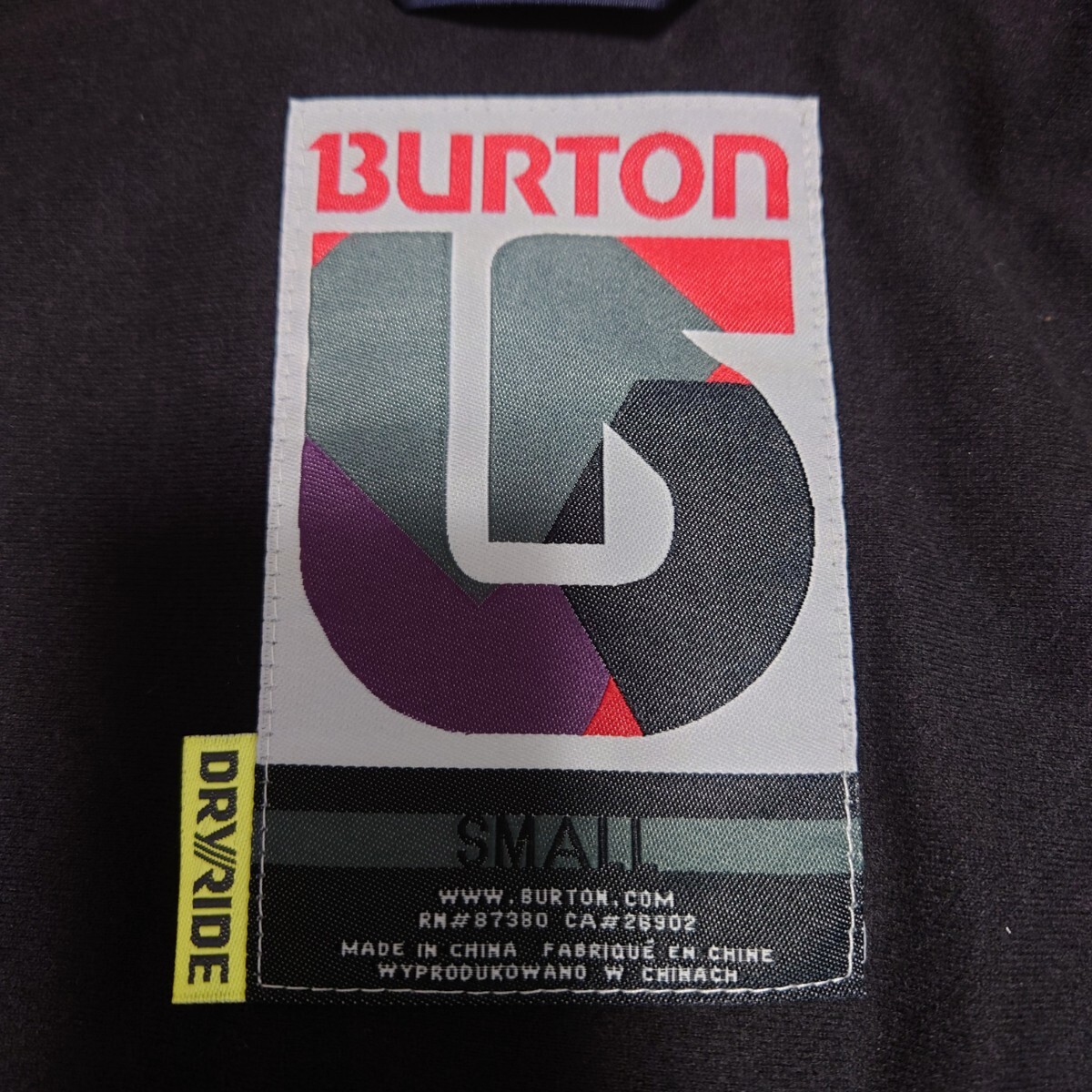 美品　BURTON　バートン　スノーボードウェア　Ｓ　サイズ_画像5