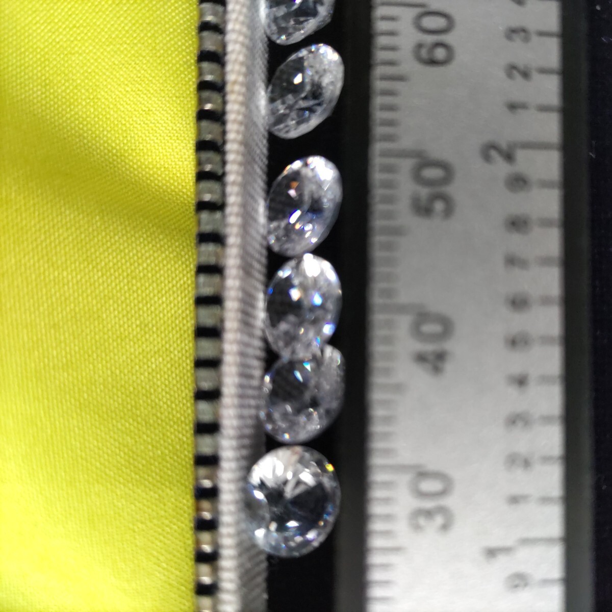 8mm diamond CZ loose 10 piece....3AAA Class,