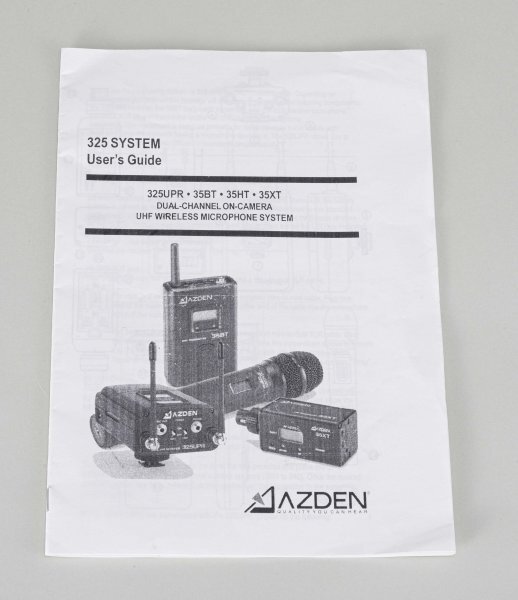 Yahoo!オークション - 2CH ワイヤレスマイク AZDEN 325UPR 35BT Yahoo!オークション - 2CH ワイヤレスマイク AZDEN 325UPR 35BT