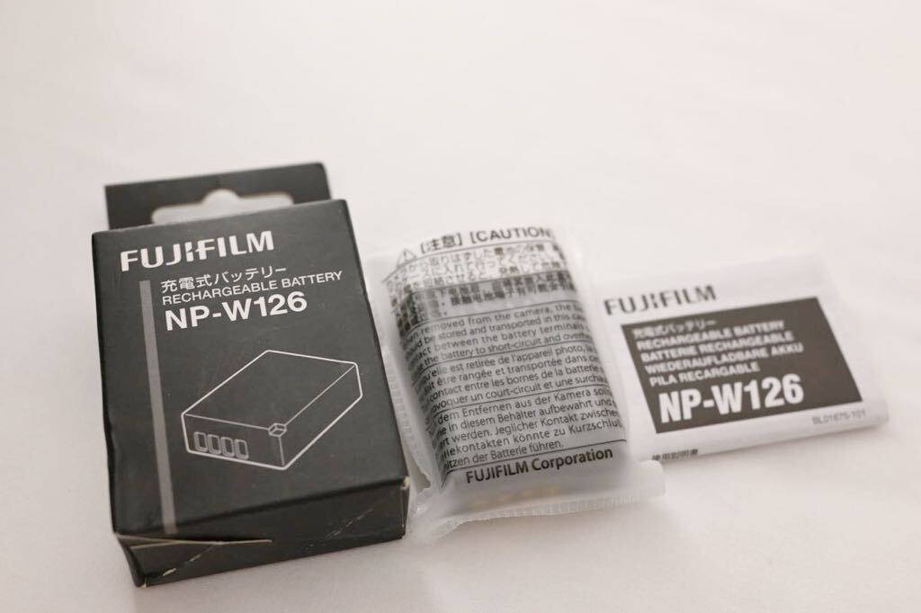 FUJIFILM 富士フィルム 充電式バッテリー NP-W126 富士フイルム 未使用品_画像1