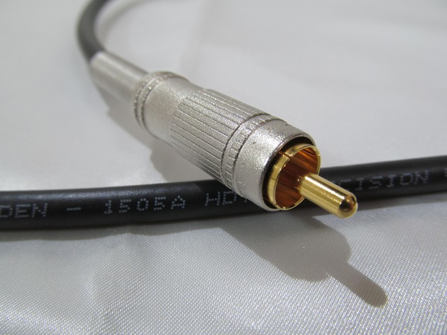  digital same axis RCA cable 1 pcs 2.5m | cable :BELDEN Belden 1505A | plug :CANARE