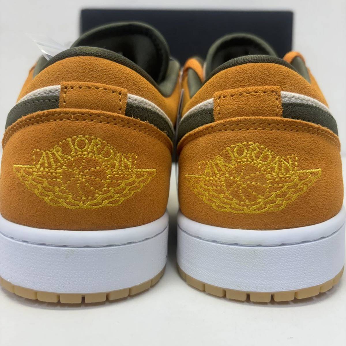 NIKE AIR Jordan 1 Low Light Curry / Medium Olive DH6931-102 ナイキ エアジョーダン1 ロー ライト カリー size US 10.5 新品_画像4