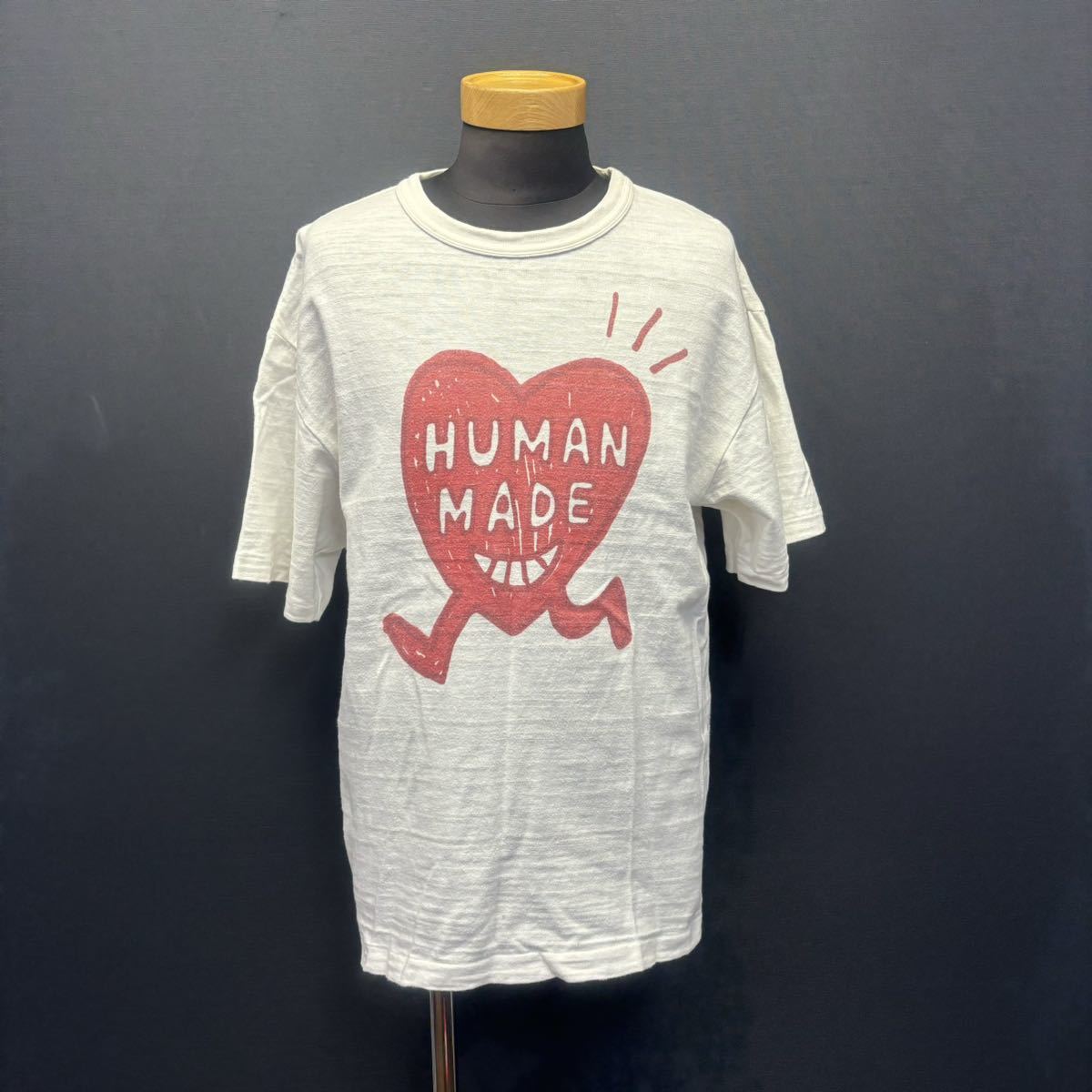 HUMAN MADE HEART Logo S/S TEE ヒューマンメイド ハートロゴ ショートスリーブ Tシャツ size L ホワイト 半袖 プリント