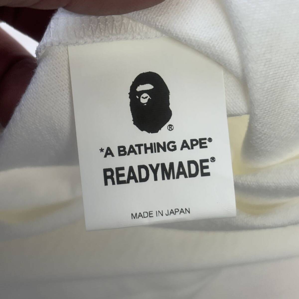 READY MADE × A BATHING APE S/S TEE レディメイド アベイシングエイプ ショートスリーブ Tシャツ size XL ピンク カモ 半袖 新品_画像5