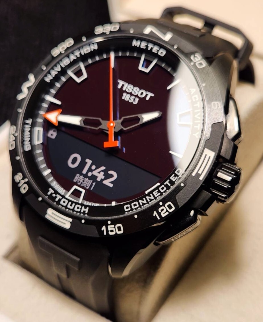 送料無料 2023年購入 T-TOUCH CONNECT SOLAR Titanium ティソ ティータッチ ソーラー 腕時計 CASIO G-SHOCK デジタル タグホイヤー の画像2