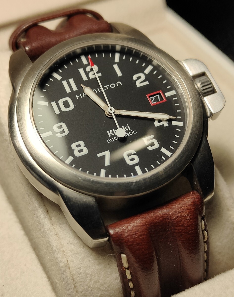 送料無 希少 竜頭ガード Hamilton khaki DATE auto ハミルトン 送料無 希少 竜頭ガード Hamilton khaki DATE auto ハミルトン