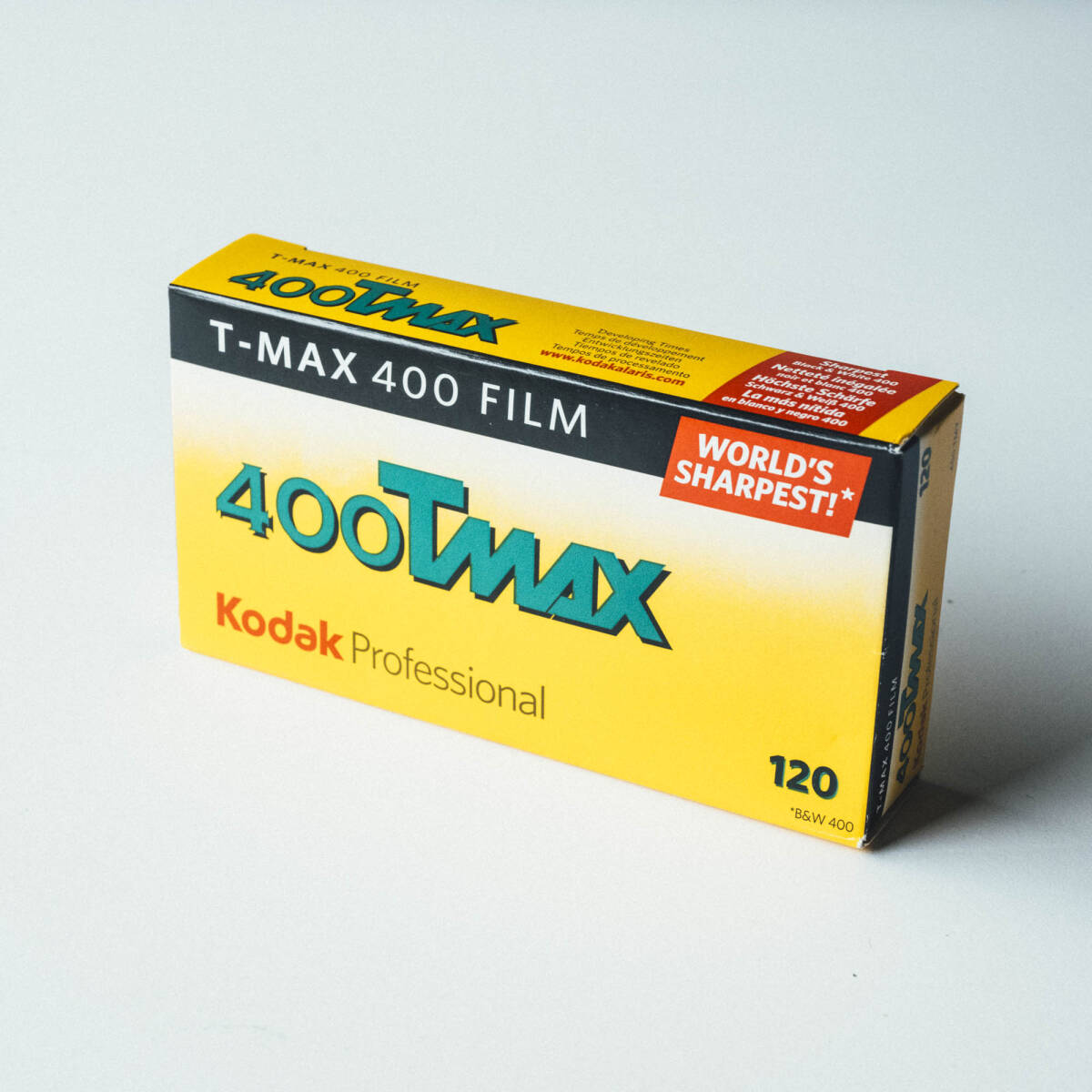 Kodak 白黒ネガフィルム T-MAX 400 120 5P 期限近(07/2024)_画像1