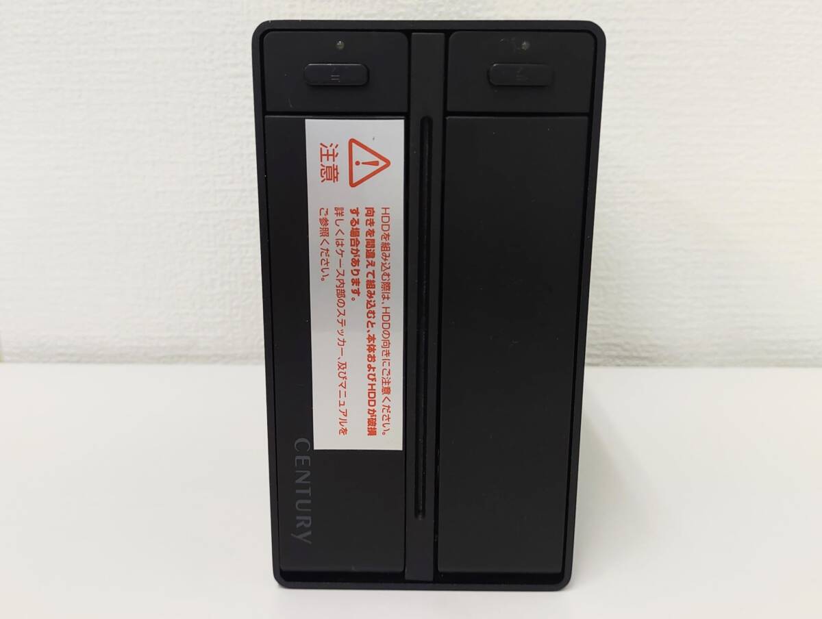 センチュリー 「裸族のテラスハウス RAID USB3.2 Gen1 & eSATA」USB3.2 Gen1 3.5インチSATA6G HDDケース CRTS35EU3RS6G2_FP_画像2