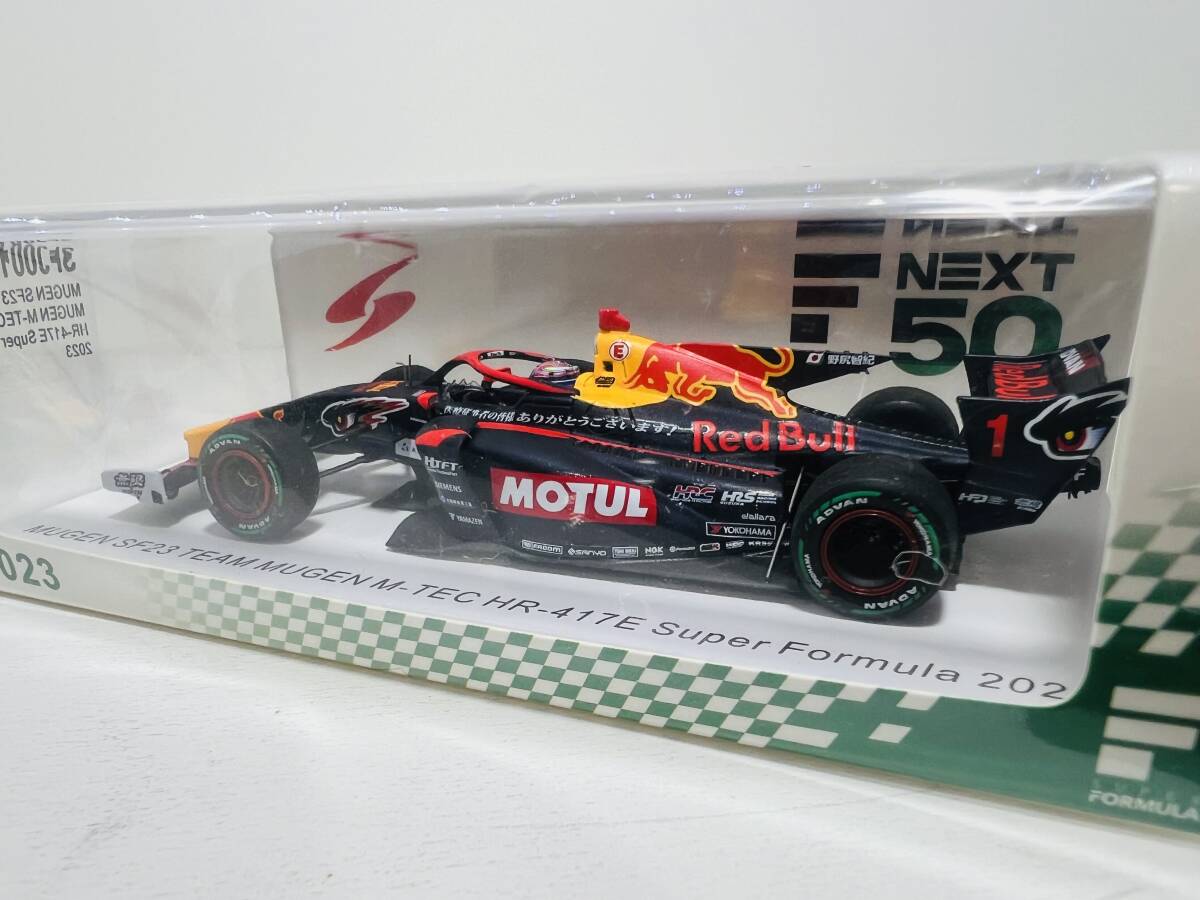 スパーク spark 1/43 MUGEN SF23 No.1 HR-417E スーパーフォーミュラー 2023 野尻智紀【SFJ001】_画像3