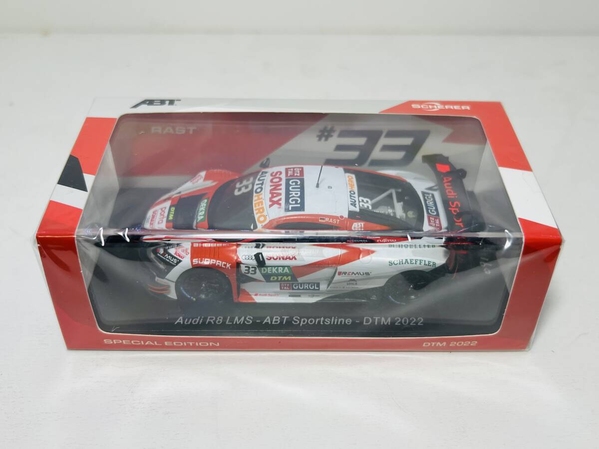 スパーク spark 1/43 Audi R8 LMS ABT Sportsline DTM 2022 #33 Rene Rast【SCHERER特注】_画像4