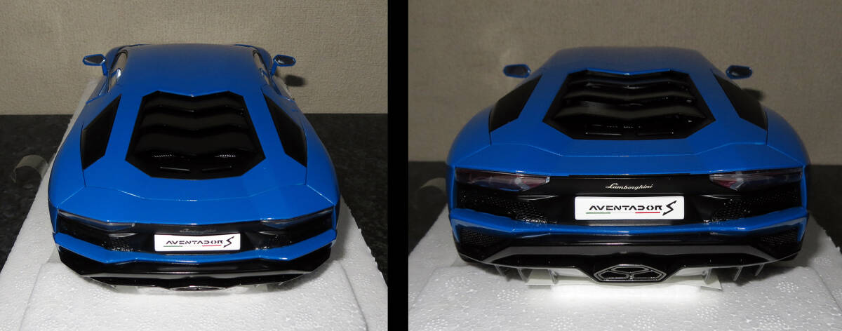 ■■■ オートアート 1/18 Lamborghini アヴェンタドール S パールブルー ■■■の画像5