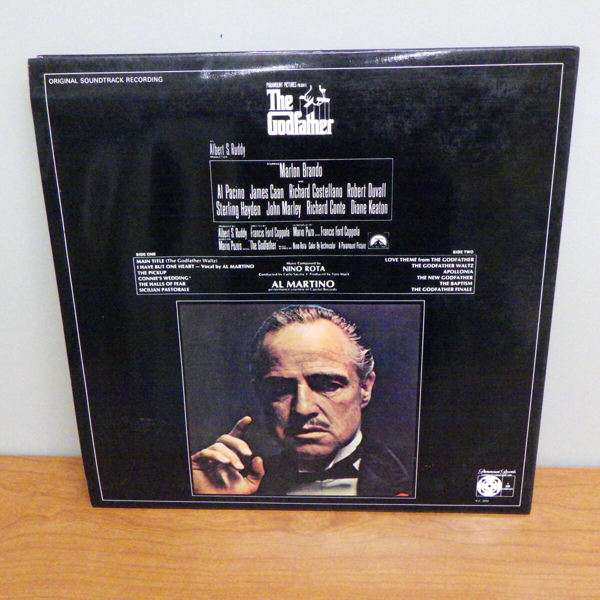 LP レコード ORIGINAL SOUNDTRACK THE GODFATHER ゴッドファーザー オリジナル・サウンドトラック盤 CD4W-7014の画像7