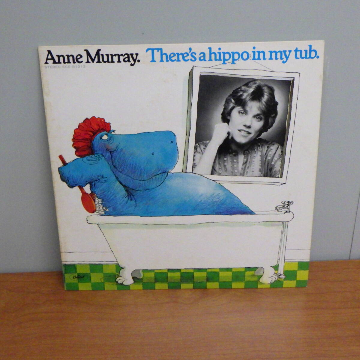 LP レコード アン・マレー 愛のゆりかご ハイリリハイロー しゃくとり虫 ANNE MURRAY THERE'S A HIPPO IN MY TUB ECS-81213_画像1