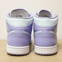 NIKE AIR JORDAN 1 MID PURPLE AQUA ナイキ スニーカー エアジョーダン1 ミッド パープル×アクア 554724-5001 29cm_画像5