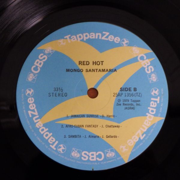 LP レコード MONGO SANTAMARIA RED HOT モンゴ・サンタマリア レッドホット 25AP 1356_画像3