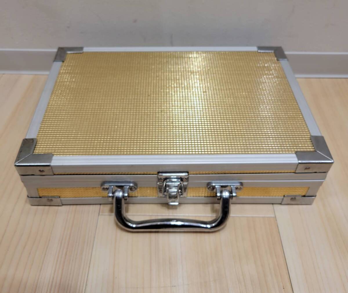 [OAK-3956FH]1 jpy start mah-jong . mah-jong set complete set gilding mahjong Gold case attaching high class used present condition goods hobby table game 