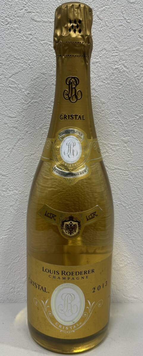 【GY-6277TY】未開封保管品 LOUIS ROEDERER ルイ・ロデレール CRISTAL クリスタル 2013年 750ml 12% シャンパーニュ シャンパン 古酒 洋酒_画像2