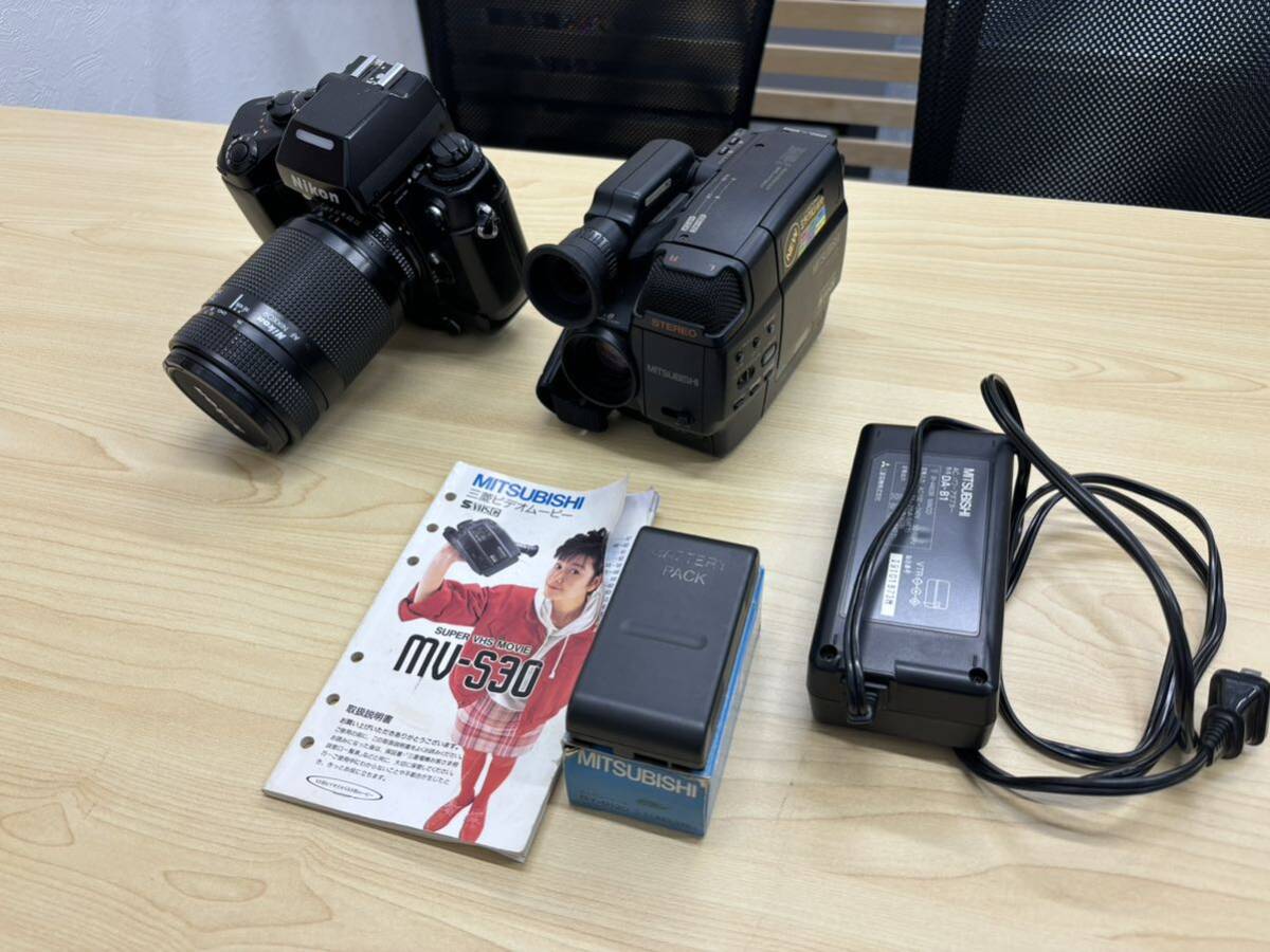 【ジャンク品】カメラ Nikon ビデオカメラ MITSUBISHI 稼働未確認 部品取りなどの画像1