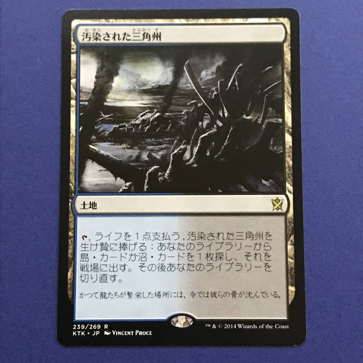 MTG/汚染された三角州/Polluted Delta/日本語/1枚A_画像1