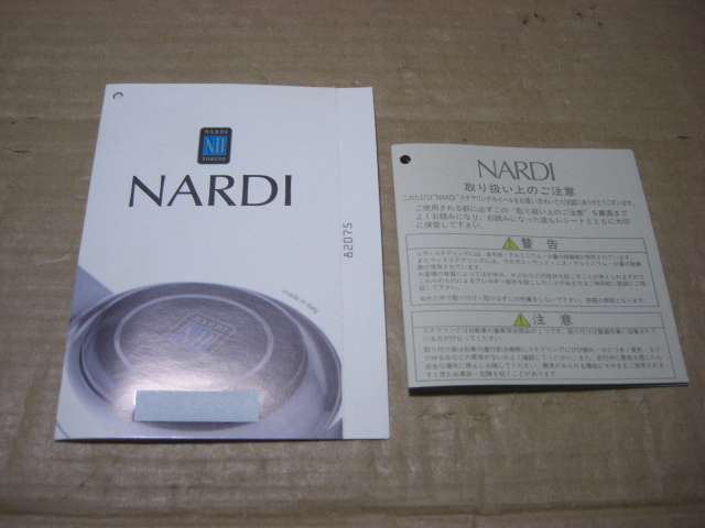 ★【限定品!】 NARDI SPORTS TYPE ラリー 33Φ ステアリング ディープコーン パンチングレザー ブルーステッチ★ N911 ナルディ ハンドル_画像8